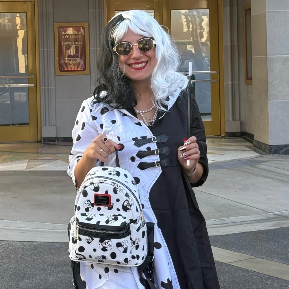 Two-Tone Black and White Hair Wig